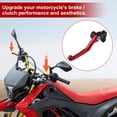 thumbnail image 3 of Unique Bargains Motorcycle Short Brake Clutch Levers for Honda CRF250L Rally Motorbike Handlebar Brake Lever for Honda CRF300L Rally Aluminum Alloy Red 1Pair, 3 of 7