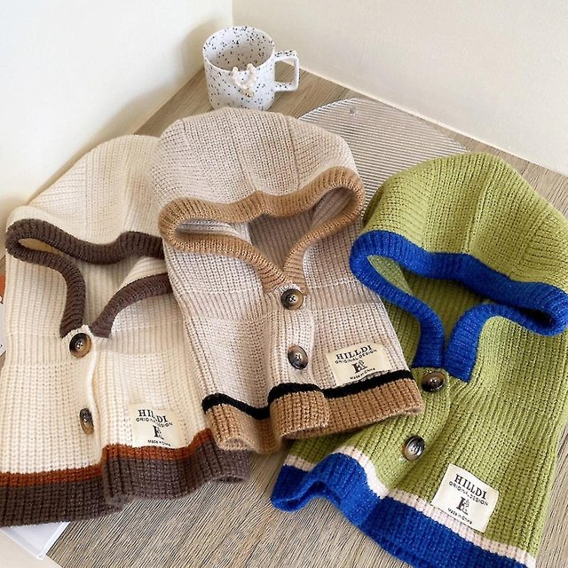 Gorro con capucha Bufanda Gorro de punto Gorro de punto con orejeras de invierno Gorro con capucha