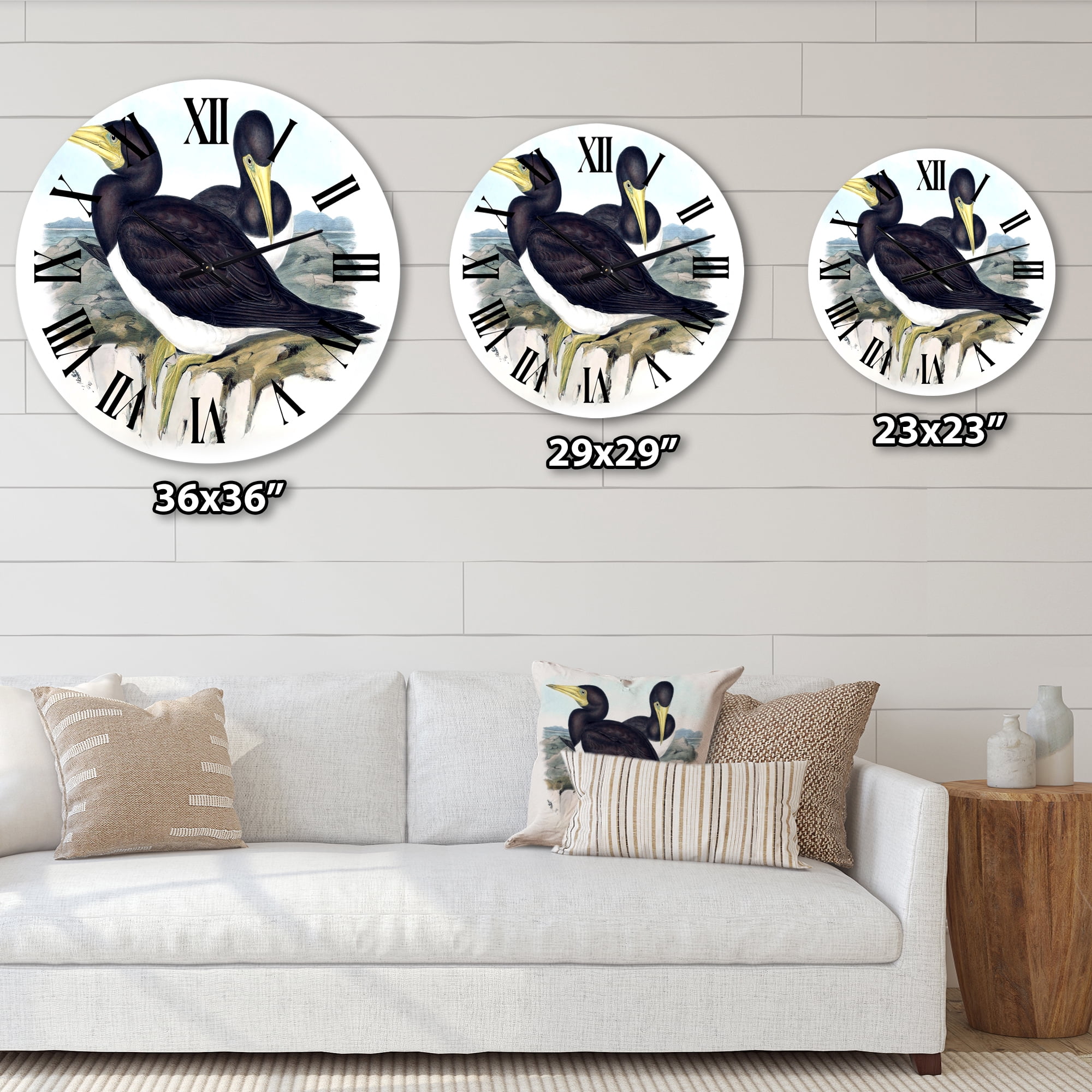 Designart 1 in Quartz Traditional Wall Clock