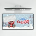 thumbnail image 4 of Hello Winter Bulldog Smiling in Red Scarf Hat Welcome Christmas Desk Mat Full Keyboard Mouse Pad Dog Lover Gifts Idea Large Mousepad - 00017, 4 of 5
