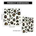 thumbnail image 3 of PAYOHTO Toggle Light Switch Wall Plate Floral and Flower Background Double Switch Cover Standard Size 2-Gang 4.50" x 4.5" Unbreakable Polycarbonate Thermoplastic, 3 of 6