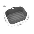 thumbnail image 2 of CEHVOM Easy To Clean Thick Fryer Baking Tray Thick Gray, 2 of 4