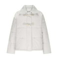 thumbnail image 4 of UPPADA Winter Cropped Puffer Jacket Coats for Women Short Warm Zip Up Quilted Jackets Outerwear Zip Up Puff Coats with Pockets Winter Jackets for Women White,S, 4 of 9
