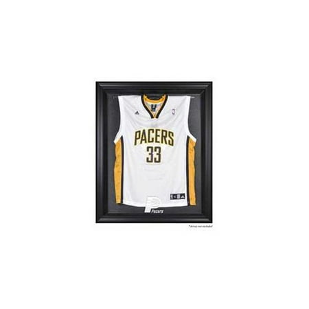 Mounted Memories MM-DISPJ9PACR Indiana Pacers Brown Framed Logo Jersey Display Case