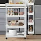 thumbnail image 1 of Estante de almacenamiento de cocina, carrito de piso a techo, estante de almacenamiento con grietas, sala de estar de varias capas, baño, manualidades de decoración de baño, 1 of 5