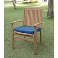 thumbnail image 7 of Vargottam Indoor/Outdoor Chair Cushions Patio Seat Cushions(Square)20x20 Inch with Ties for Patio Furniture Chairs Home Garden Decoration, Set of 2|Medium Blue, 7 of 7
