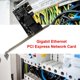 thumbnail image 1 of Tarjeta de red PCIe Tarjeta de red Gigabit Ethernet PCI-E Express Puerto RJ45 Adaptador LAN para PC de escritorio JShteea  Nuevo, 1 of 9