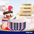 thumbnail image 3 of Bandejas de comida Jolly Chef, papel de 1 kg, 250 unidades, bote desechable, 3 of 7