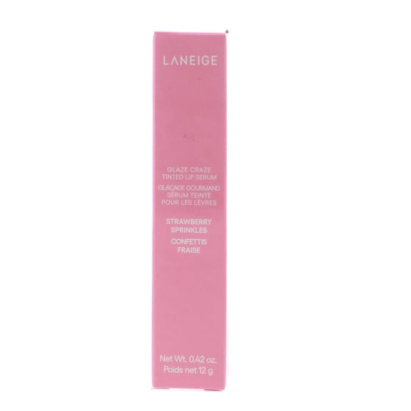 Laneige Glaze Craze Tinted Lip Serum, Strawberry Sprinkles, 0.42 oz