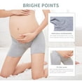 thumbnail image 4 of Monfince Womens Seamless Maternity Boxer Briefs Low Waist Mid-Thigh Pregnancy Boy Shorts Panties, 4 of 8
