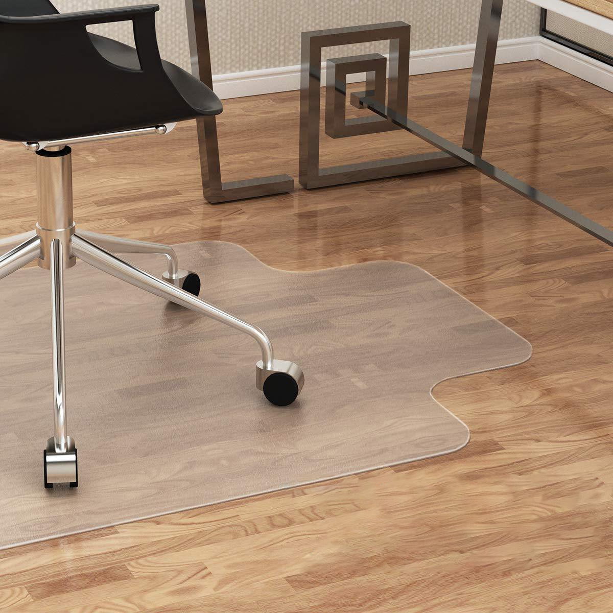 PVC Heavy Duty  Mat Thick Transparent Hard Floor Carpet Protector for Chair Desk 