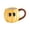 132#Yellow, variant on Cheapark 3D Relief Ghost Ceramic Coffee Mug, Bat Embossed Halloween Novelty Cup, Home Office Desktop Drinkware, Holiday Party Gift, Single Cup 7.87 x 7.09 x 7.09 In