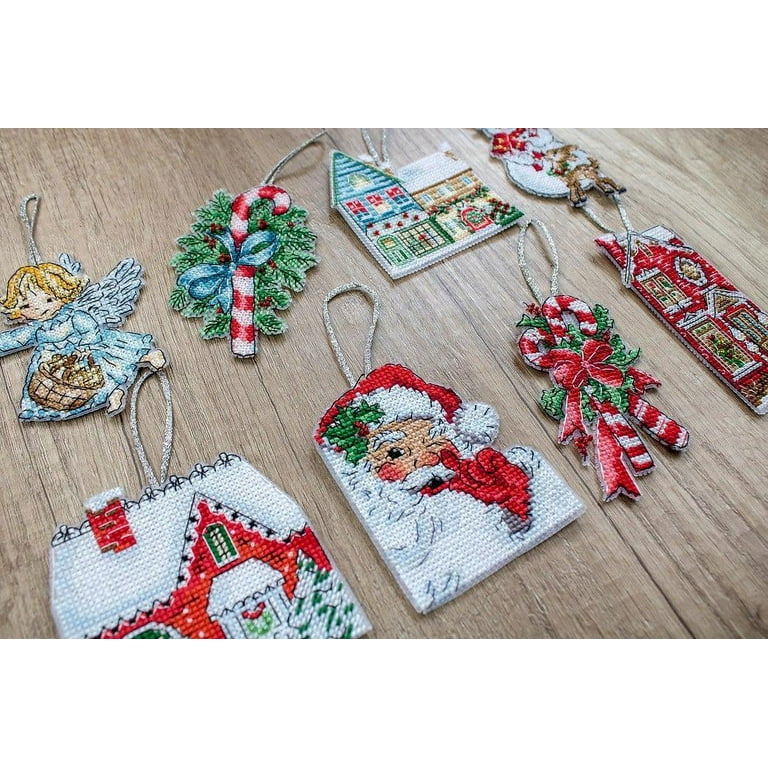 Herrschners Christmas Toys Ornaments Counted Cross-Stitch Kit
