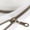 Antique Brass White, variant on #5  Metallic Nylon Coil Zippers by The Yard Bulk Coil Zipper Roll 10 Yards with 25 count Pulls for DIY Sewing Craft Bags (White)