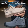 thumbnail image 4 of LASUDRAA Mens Industrial Safety Work Shoes Safety Toe Non-Slip Puncture-Resistant Construction Safety Shoes, 4 of 9