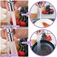 thumbnail image 5 of Brass Water Saving Faucet Aerator Sprayer Attachment With 360-Degree Swivel, 30%-70% Water Conservation, Fits Kitchen Bathroom Sink Lavatory Taps, 5 of 8