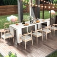 thumbnail image 2 of 118.50in Extensible Console Table, White , Design, Space Saving Multifunctional Tabletop , 120.71in X 35.58in,, 2 of 5