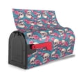 thumbnail image 3 of Wukai happy Skull rose Mailbox Covers for Garden Outdoor Decor,Waterproof Post Box Cover 21x18 in& 25.5x21 in-25.5x21 in, 3 of 8
