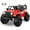 Red, variant on TOKTOO 24V Powered Ride on Car for Big Kids, 4WD 2 Seater 24 Volt ride on Toy, Ride on Truck, 24V Ride Ons, Kids Electric Car with 4 Power EVA Wheels, Bluetooth, Remote Control-Red