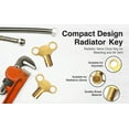 6PCS Radiator Bleed Key Radiator Valve Clock Key for Bleeding and Air