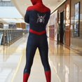 thumbnail image 2 of Disfraz de Spiderman lejos de casa para hombre y mujer, traje Zentai de superhéroe, mono de Cosplay para fiesta de Carnaval Fivean unisex, 2 of 2
