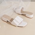 thumbnail image 6 of Summer Sandals for Women Fashionable Casual Wearable Outerwear Versatile Open Toe Low Heel Slippers, 6 of 9