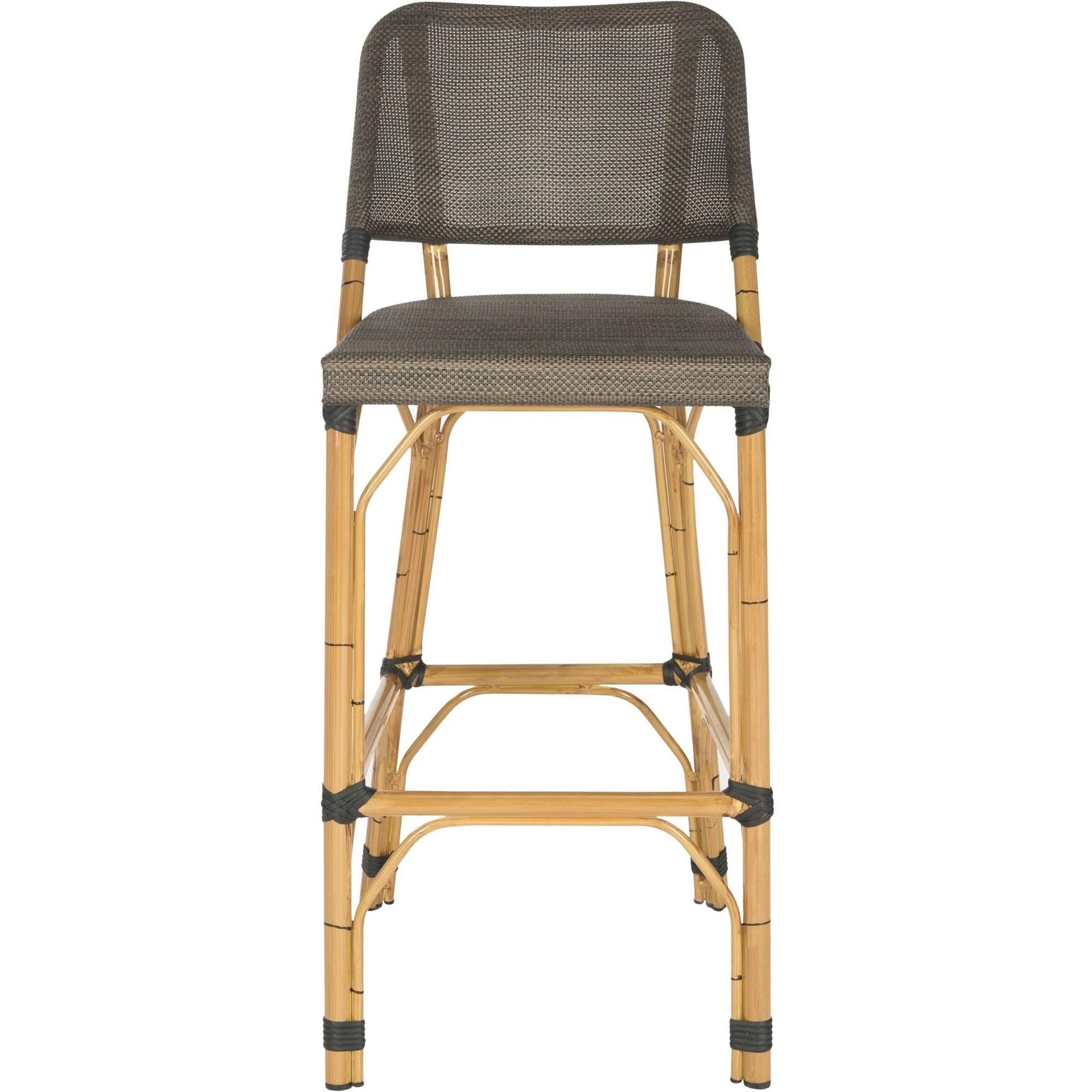 Safavieh Deltana Wicker Indoor-Outdoor Barstool