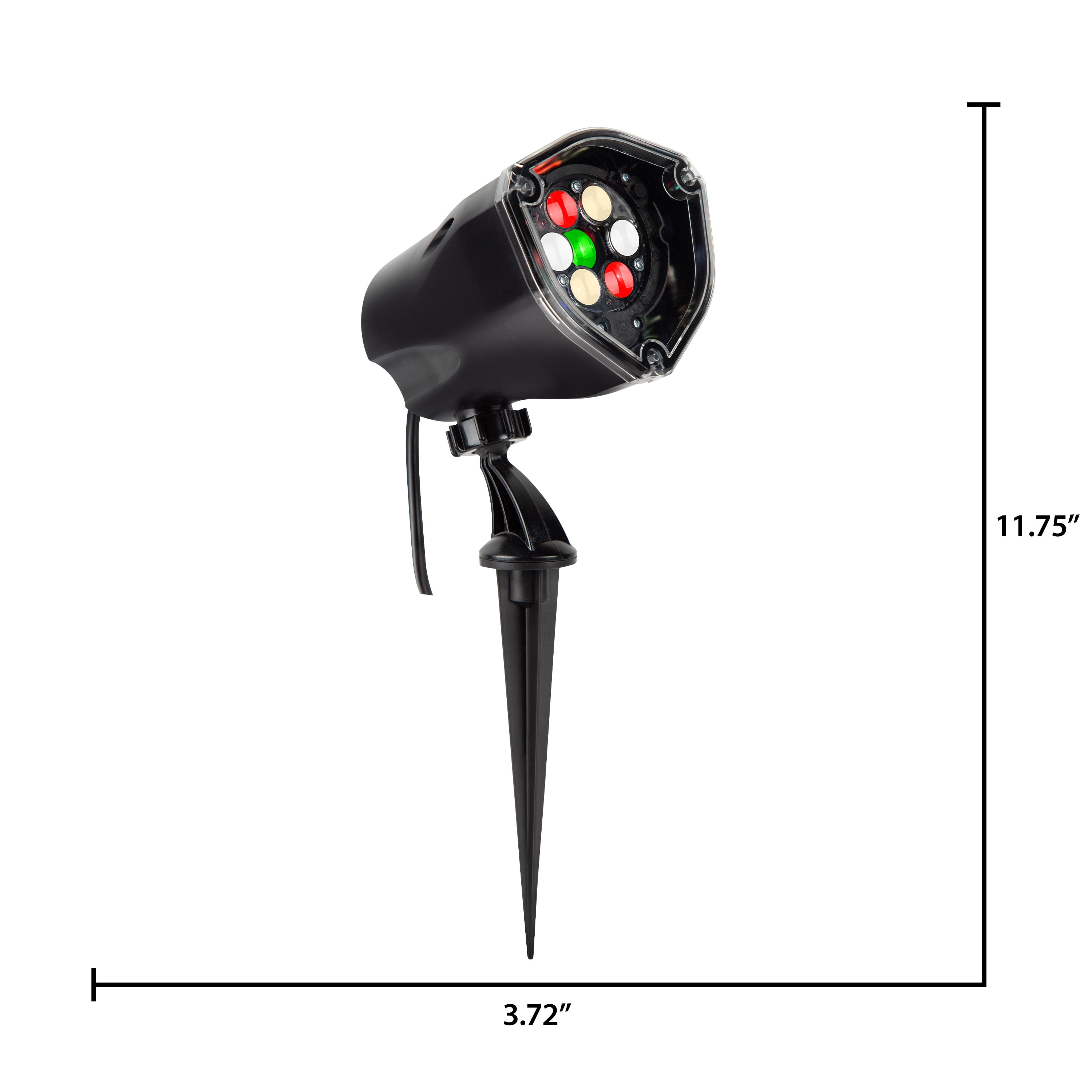 Christmas Lightshow Illuminations Projector Lights Plus Whirl a Motion and Static Merry Christmas Wreath Holiday Lighting