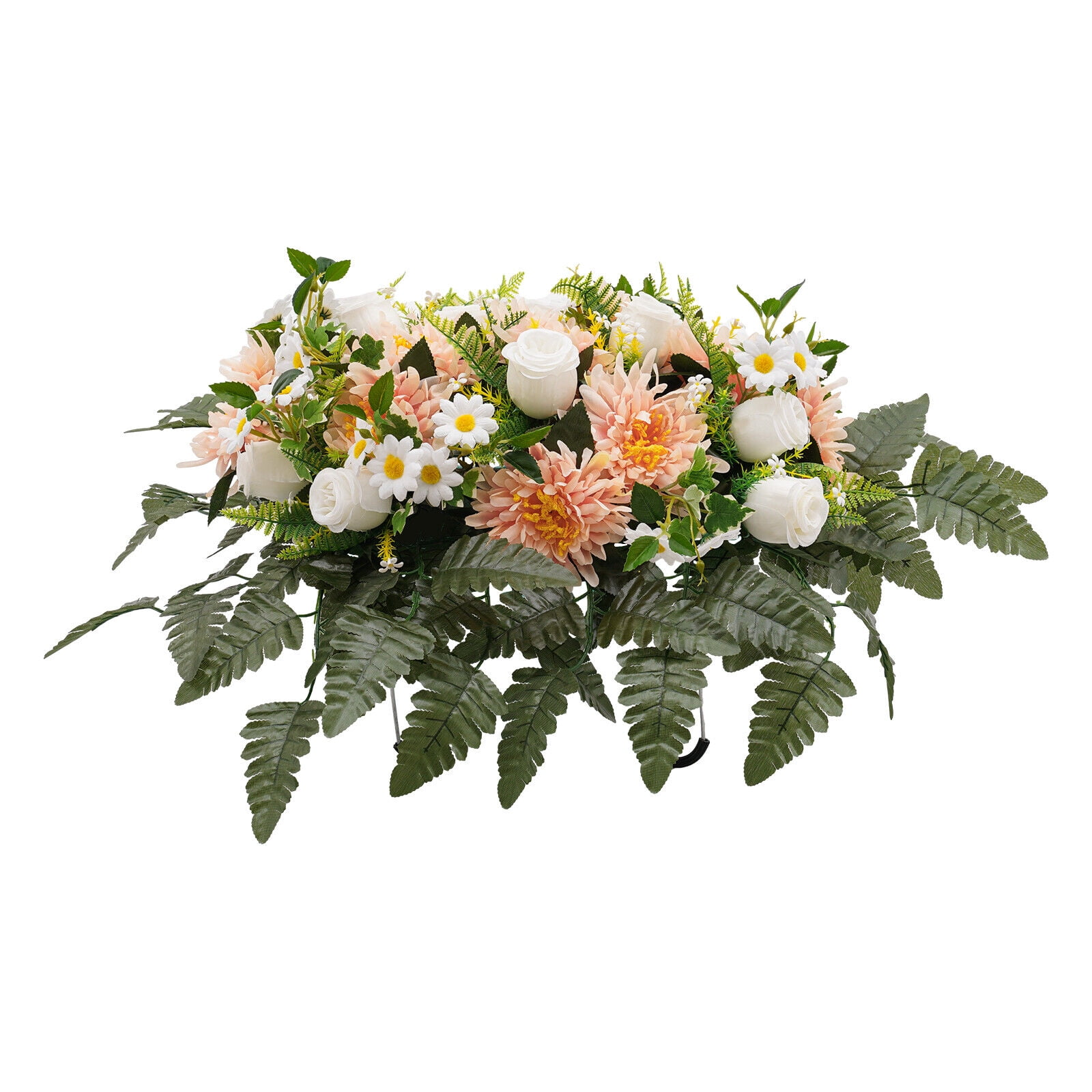 Artificial Grave Flowers, Realistic, Outdoor Grave Decorations for Headstone