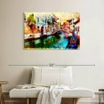 thumbnail image 2 of Elephant Stock Memories Of Venice Wall Art - Horizontal Canvas Wall Art - Dining Room Wall Decor - Places Canvas - Yellow And Brown Decor - 39" x 26", 2 of 4