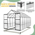 thumbnail image 5 of EAGLE PEAK 8 Ft. W x 14 Ft. D x 8 Ft. H Outdoor Walk-in Hobby Greenhouse, 5 of 9