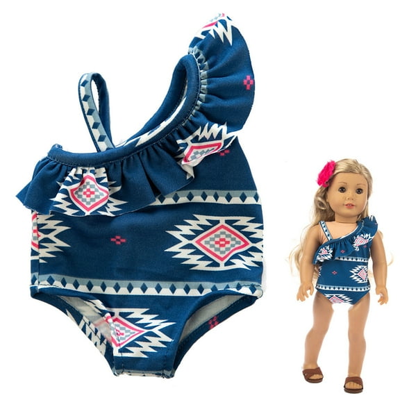 Week karymi Cute One-piece Swimsuit for 18 Inch Dolls Girl Toy Bathing Suit Accessory Summer Play Outfit Teen Gifts Best Sellers Best Sellers