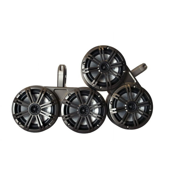 Kicker Marine KMTED enclosures & (4) OEM Replacement 6.5" Kicker Marine Speakers