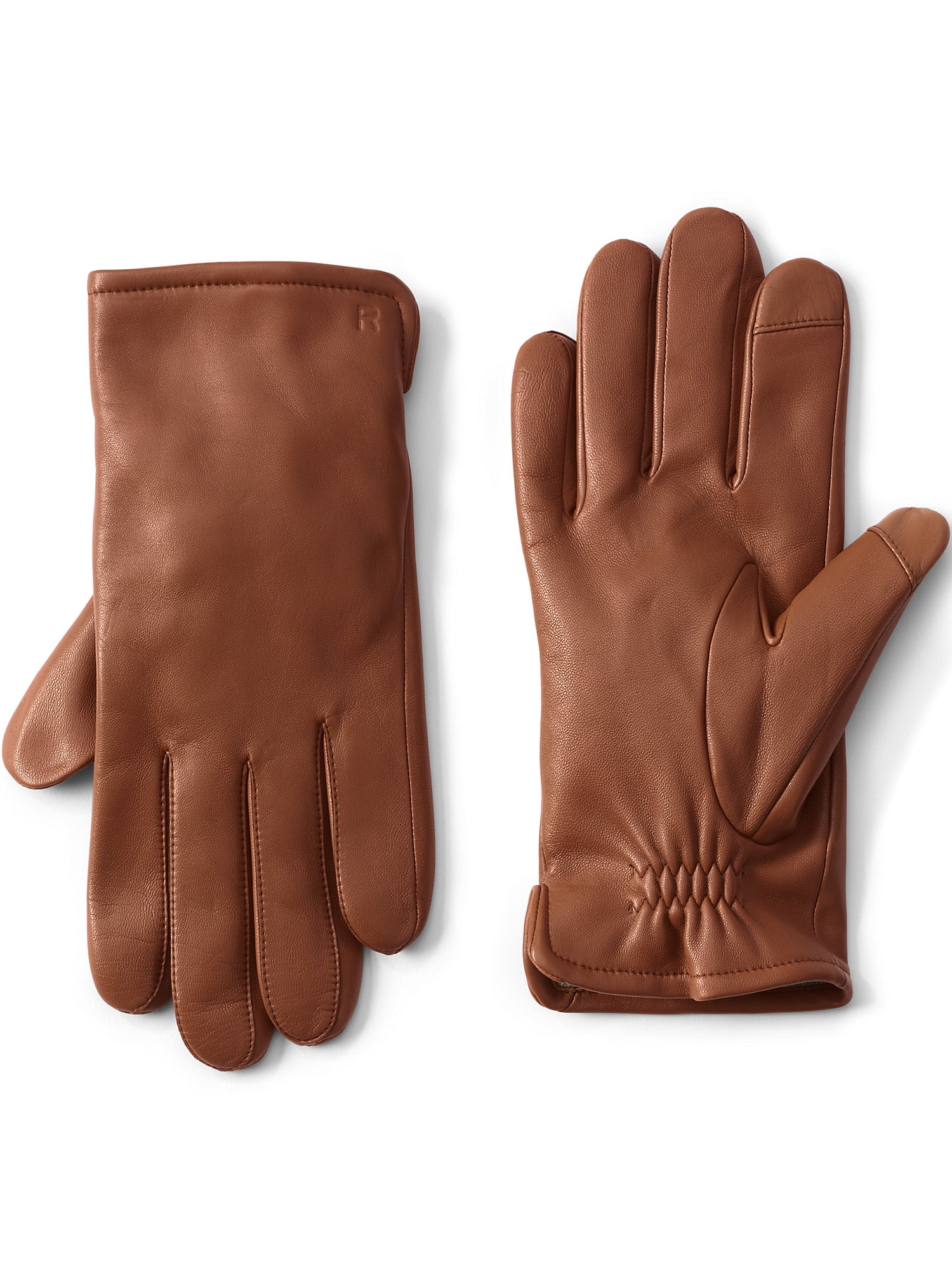 Lands' End Men's Cashmere Lined EZ Touch Leather Glove