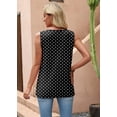 thumbnail image 6 of WIHOLL Tank Tops for Women V Neck Ruched Sleeveless Tops Loose Fit Flowy Womens Summer Tops Casual Comfortable Stylish Tees and Tanks, 6 of 11