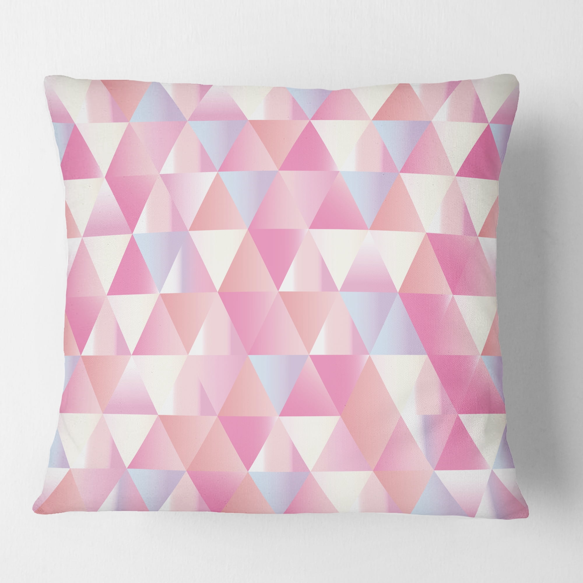 Designart Diamond Retro VI' Mid-Century Modern Throw Pillow - 18x18