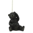thumbnail image 3 of Ebros Set of 2 Ceiling Fan Metal Pull Chain Black Bears Knob Handle 3" High, 3 of 4