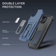 thumbnail image 2 of Heavy-Duty Phone Case with Kickstand for iPhone 16e/14/13 – Antimicrobial Shock-Absorbing Rugged Cover with Built-In Stand & Enhanced Grip, 2 of 6