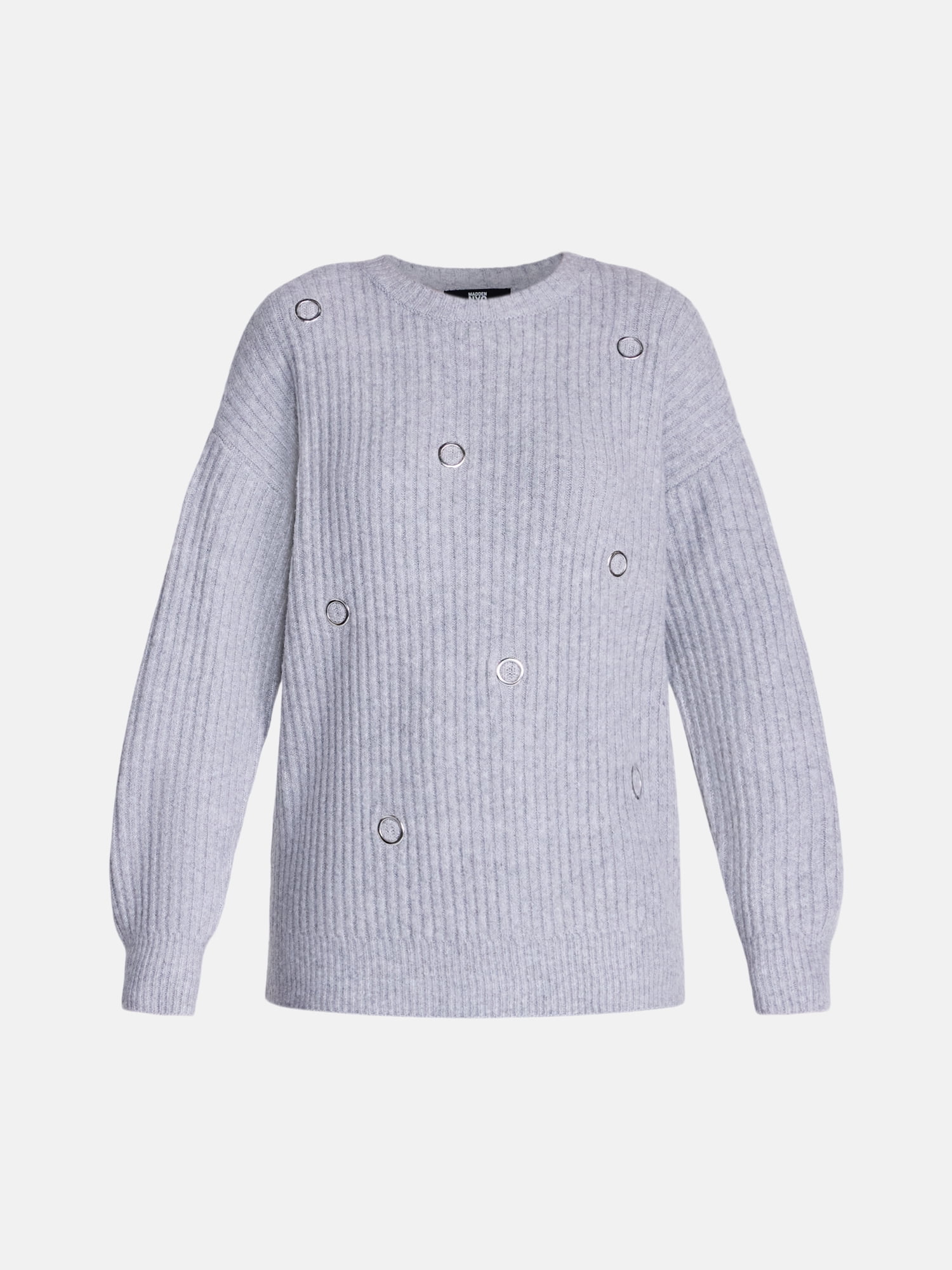 Madden NYC Women's Grommet Sweater with Long Sleeves, Midweight, Sizes XXS-XXL
