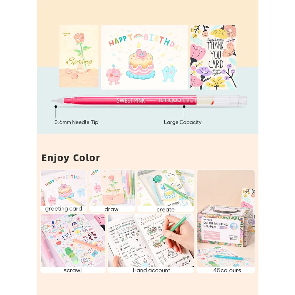 99 Colors Neutral Pen Multi-Color Handbook Pen Color Gel Pen Writing Painting Drawing Marker Stationery