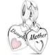 thumbnail image 1 of Abalorio Charm Dije 100% plata de ley 925 Daughter Mother, Mamá e Hija, 1 of 2