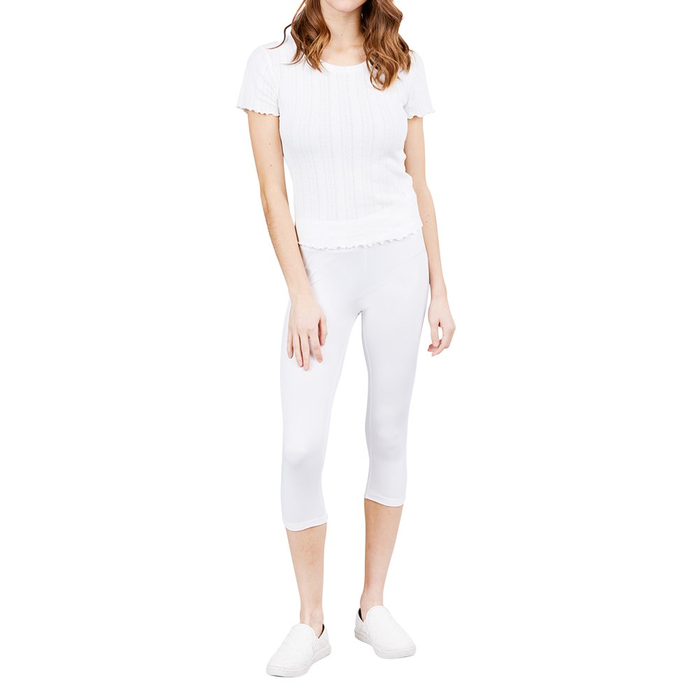 Active Basic Juniors Active Basic Stretch Capri Length Yoga Workout