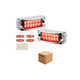 thumbnail image 1 of 6 Plafones de 12 Led Lateral Rectangular Fija Estrobo 12-24v  Belug Rosa, 1 of 4