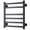 Black, variant on Black 6 Bar Electric Towel Warmer Wall Mounted with Timer and Temperature Control