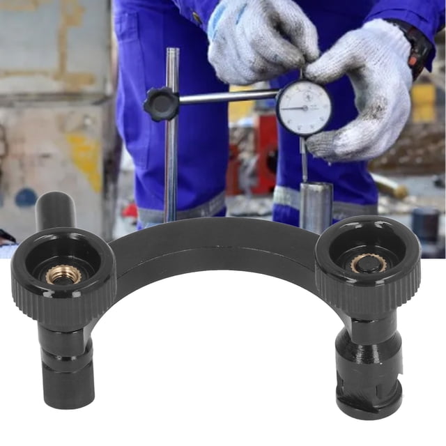 Soporte De Indicador De Prueba De Dial, Soporte De Indicador De Centrado Acero Duro Con Tratamiento Negro Con Caja De Almacenamiento Para Trabajos De Medición