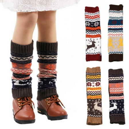

4 Pack Christmas Leg Warmers Women s Winter Knit Crochet Leg Warmers Boot Cuffs Ankle Knee Warmers