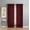 Burgundy, variant on Interior Trends 2 Piece Fully Stitched Sheer Voile Window Panel Curtain Drape Set (54"W x 84" L, Red)