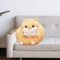 thumbnail image 2 of Cojín de asiento para hámster, cojín de animales, oficina suave con respaldo, cojín de asiento, cojín de silla para apartamento, decoración del hogar, Marrón claro, 2 of 8