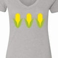 thumbnail image 4 of Inktastic Corn Lover Women's V-Neck T-Shirt, 4 of 5