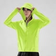 thumbnail image 2 of GUZOM Mens Sun Hoodie with Detachable Face Mask UPF 50+ Lightweight Quick Dry Fishing Hiking Shirt Long Sleeve with Thumbholes Green S-5XL,Size XL, 2 of 6